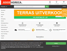 Tablet Screenshot of gooshoreca.nl